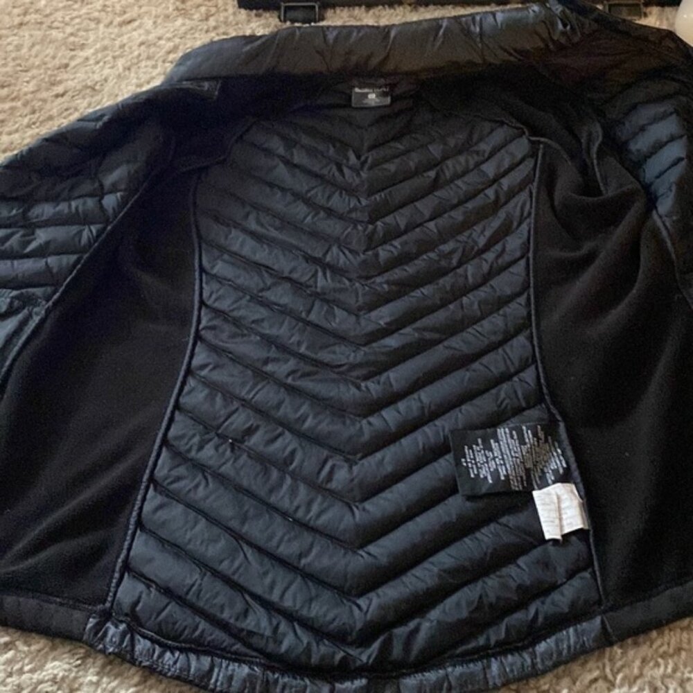Black 32 Degrees Heat Puffer Jacket (small)